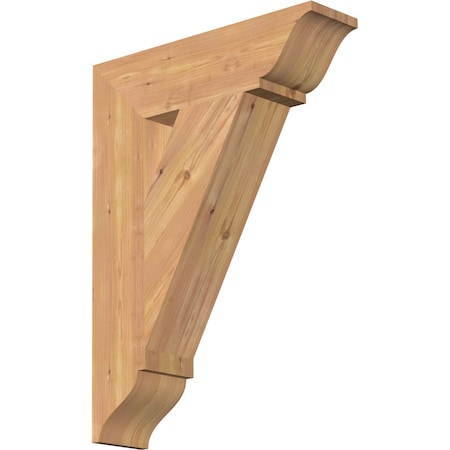 Ekena Millwork Traditional Traditional Smooth Bracket, Western Red Cedar, 5 1/2"W x 22"D x 30"H BKT06X22X30TRA01SWR
